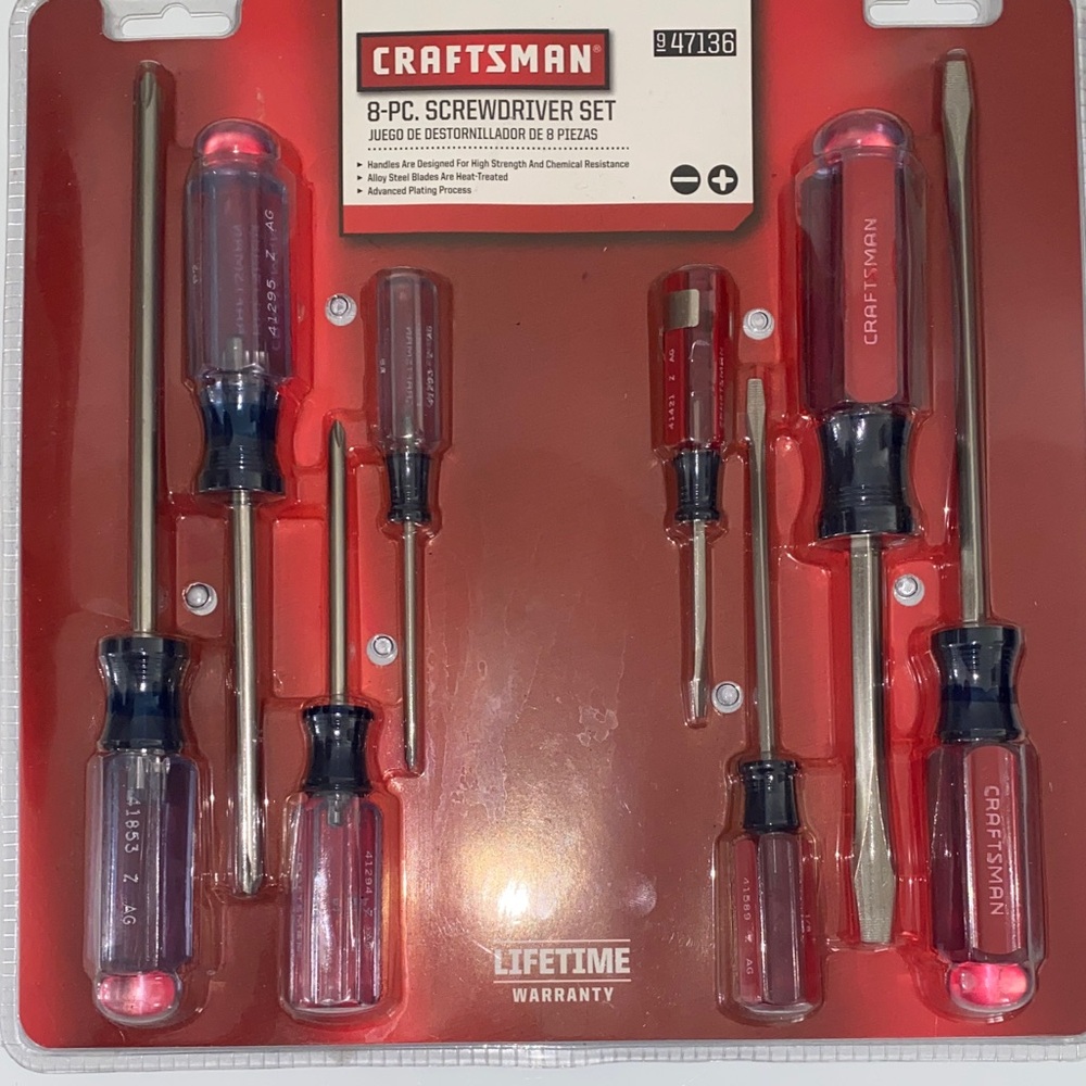 Craft Red and Blue Screwdriver Set